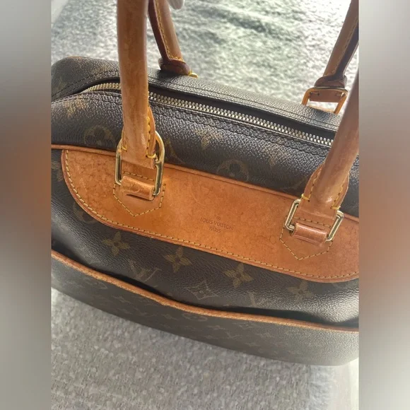 Louis Vuitton Deauville - Brown Leather Monogram - Picture 8 of 15
